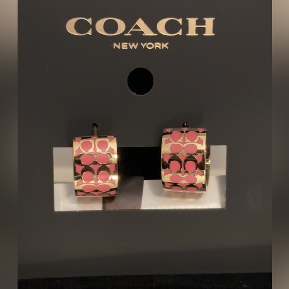 Coach Huggie Earring and Bracelet Set - Picture 2 of 5